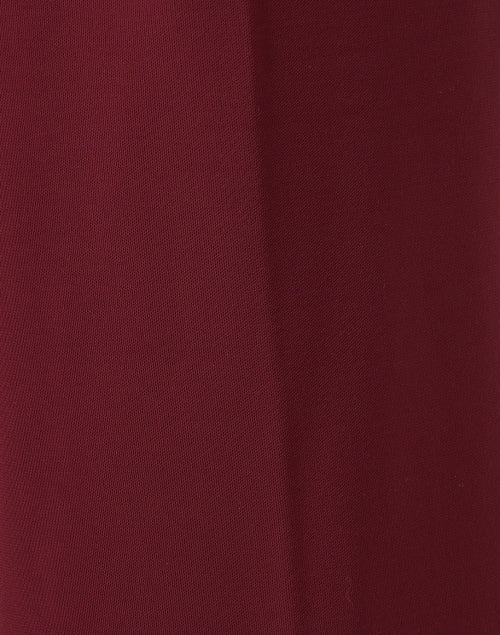 Maroon Wide Leg Pant