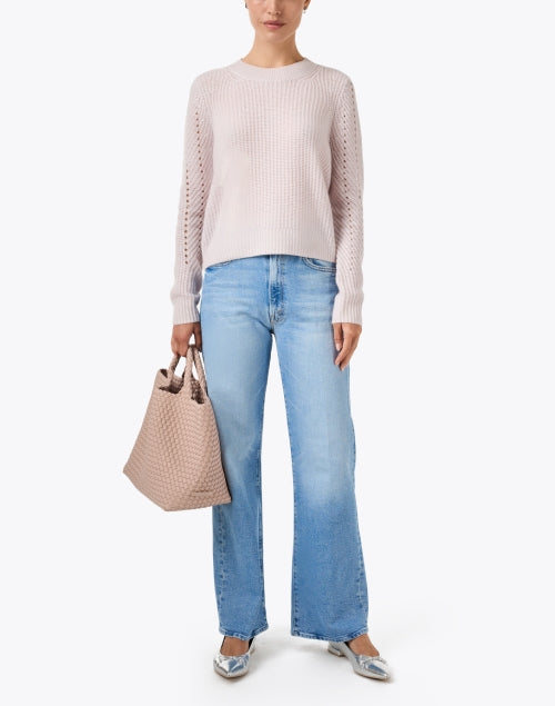 Luxe Softie Pink Cashmere Sweater