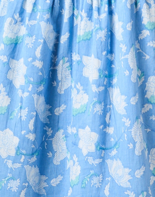 Romy Light Blue Print Cotton Dress