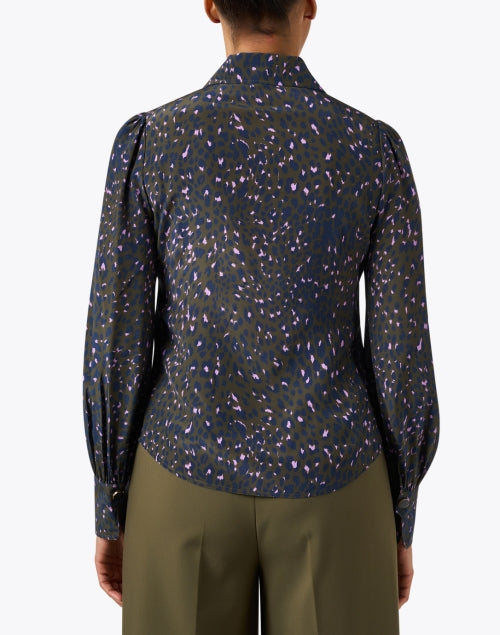 Sonya Multi Animal Print Silk Top