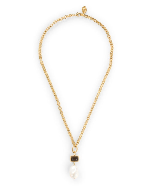 Gold Pendant Chain Necklace