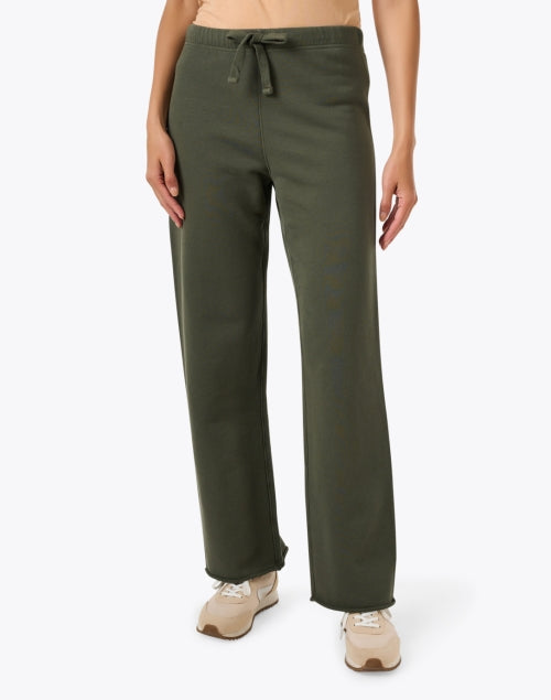 Catherine Caper Green Long Sweatpant
