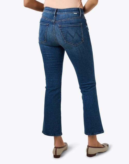 The Mid Rise Smokin Double Flood Dark Wash Bootcut Jean