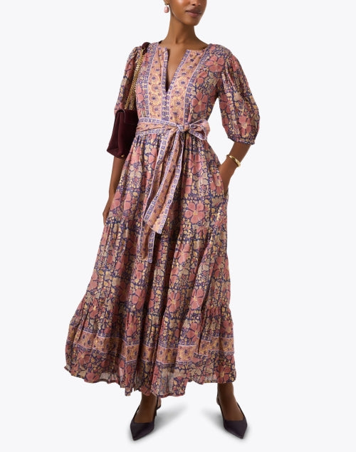 Matera Multi Print Cotton Dress