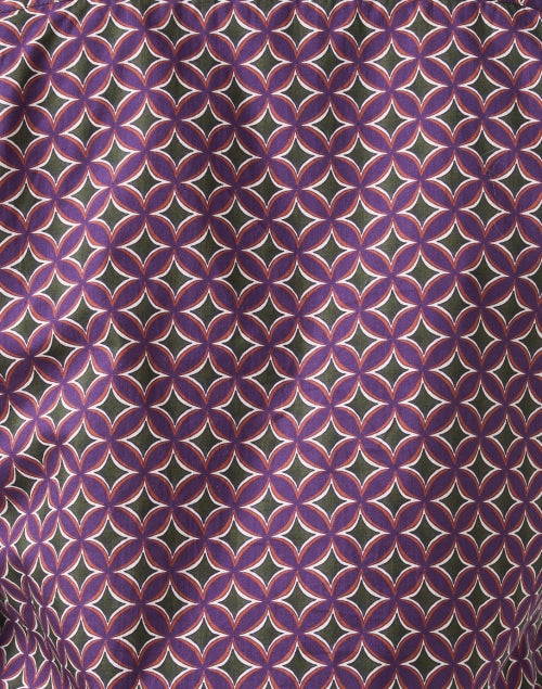 Four Seasons Multi Geo Print Cotton Blouse