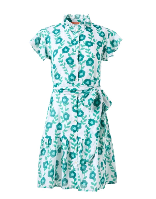 Toscana Green Floral Print Dress
