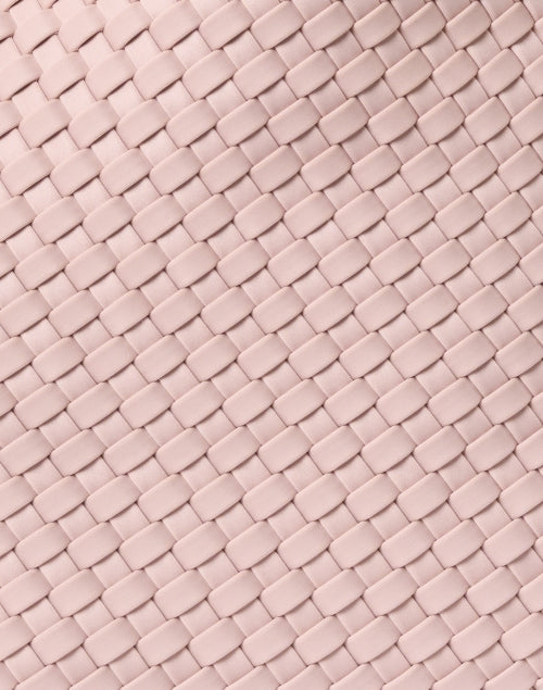 St. Barths Medium Shell Pink Woven Handbag