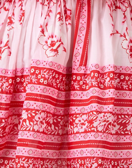 Blouson Red Print Dress