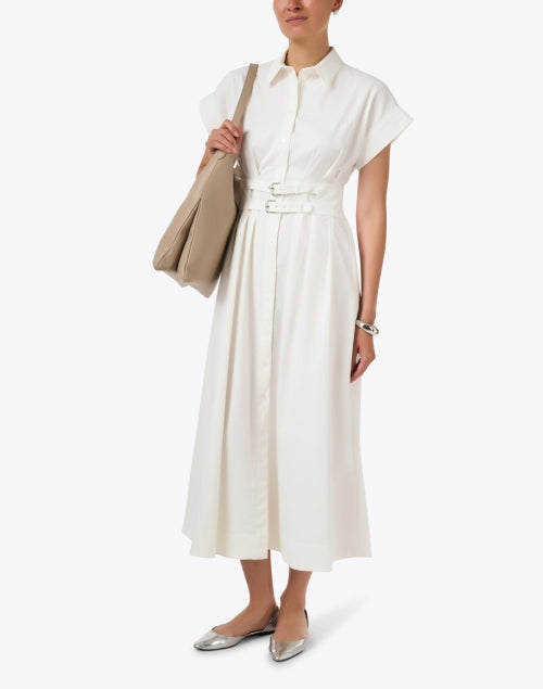 Samantha Ivory Shirt Dress