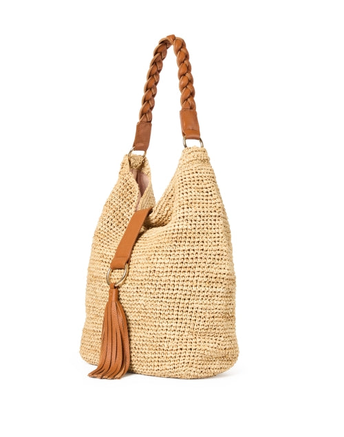 Sorrento Tan Raffia Bag
