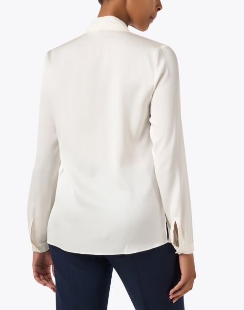 Nellie Ivory Silk Blouse