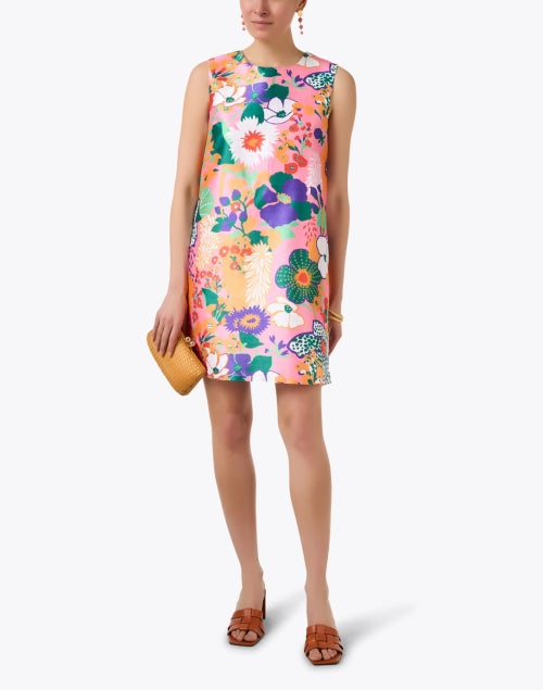 Lilly Pink Multi Floral Shift Dress