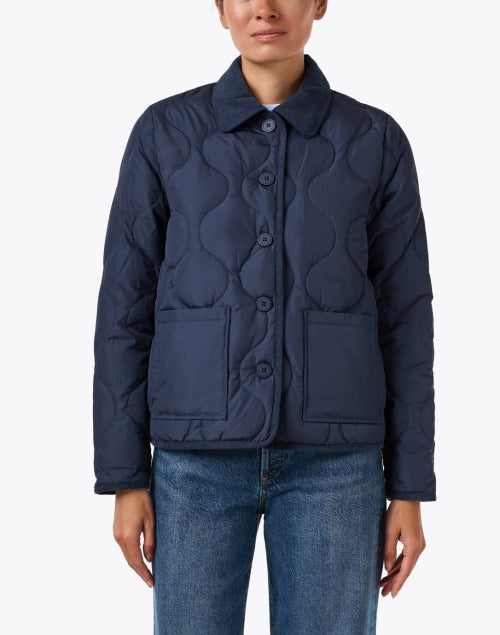 Juliana Navy Quilted Jacket