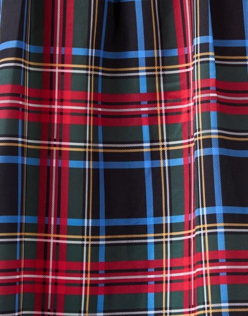 Black Stewart Plaid Tunic Top