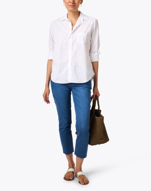 Eileen White Cotton Shirt