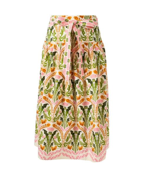 Jiya Multi Print Cotton Skirt