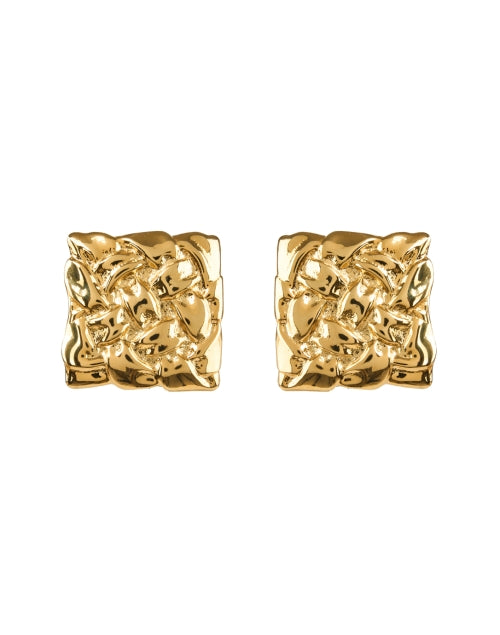 Blaine Gold Stud Earrings