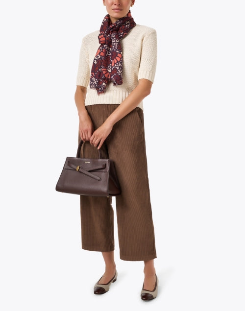 Chiara Brown Wide Leg Corduroy Pant