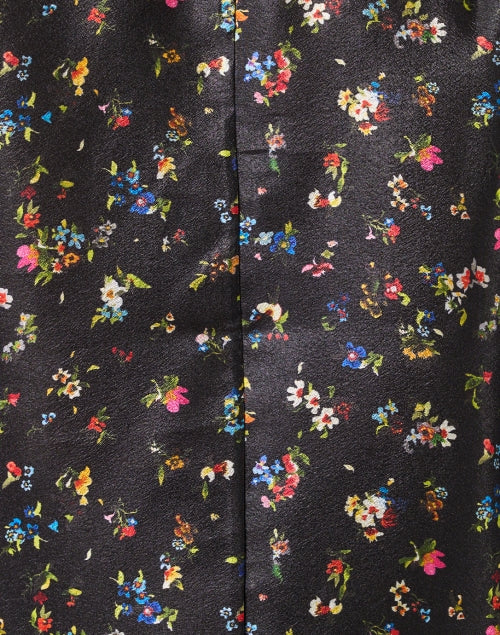 Black Multi Floral Top