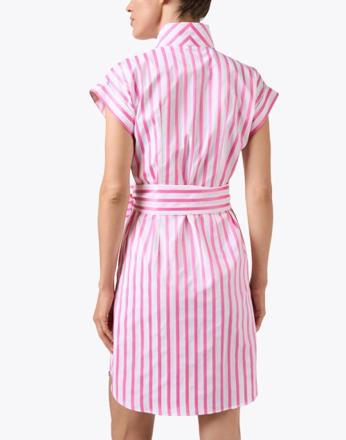 Pink and White Stripe Dress