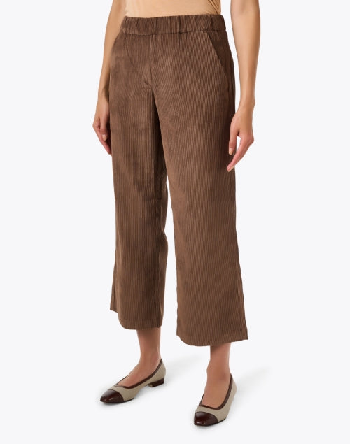 Chiara Brown Wide Leg Corduroy Pant
