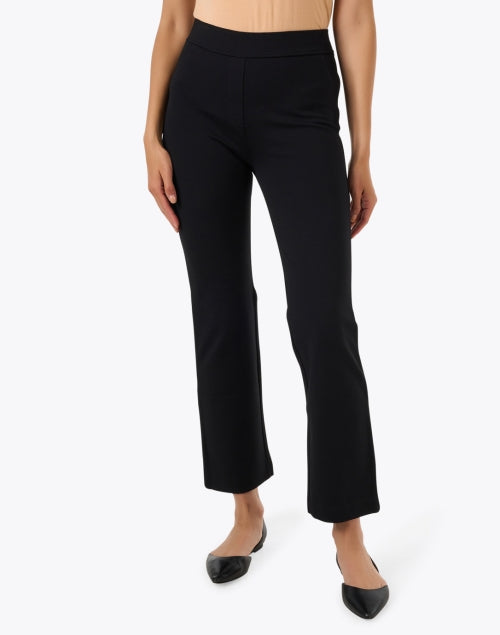 Wonder Black Pull On Crop Flare Pant