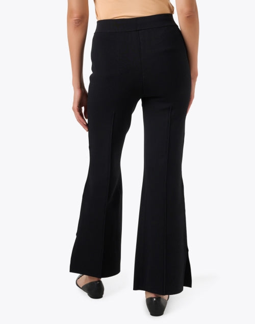 Petite Hana Black Pull On Flare Pant