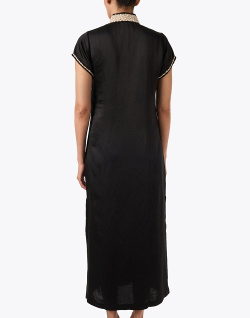 Pearl Black Beaded Dress