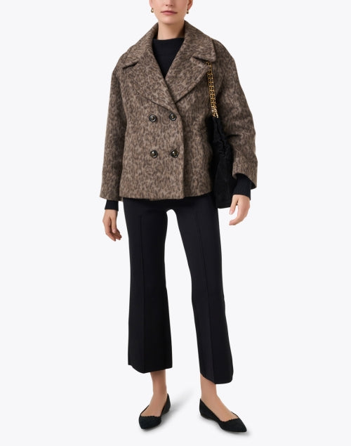 Brown Leopard Jacket