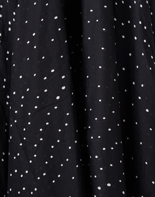 Aster Black Dot Print Dress